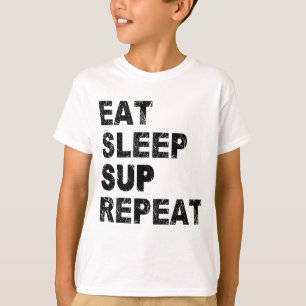 T-shirt Répéter la sup du sommeil du repas