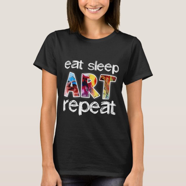 T-shirt Répéter l'art du sommeil (Devant)