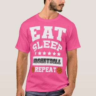 T-shirt Répéter le basketball du sommeil