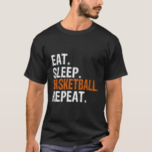 T-shirt Répéter le basketball du sommeil