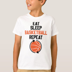 T-shirt Répéter le basketball du sommeil