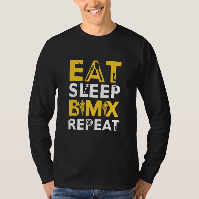 T-shirt Répéter le Bmx du sommeil (Devant)