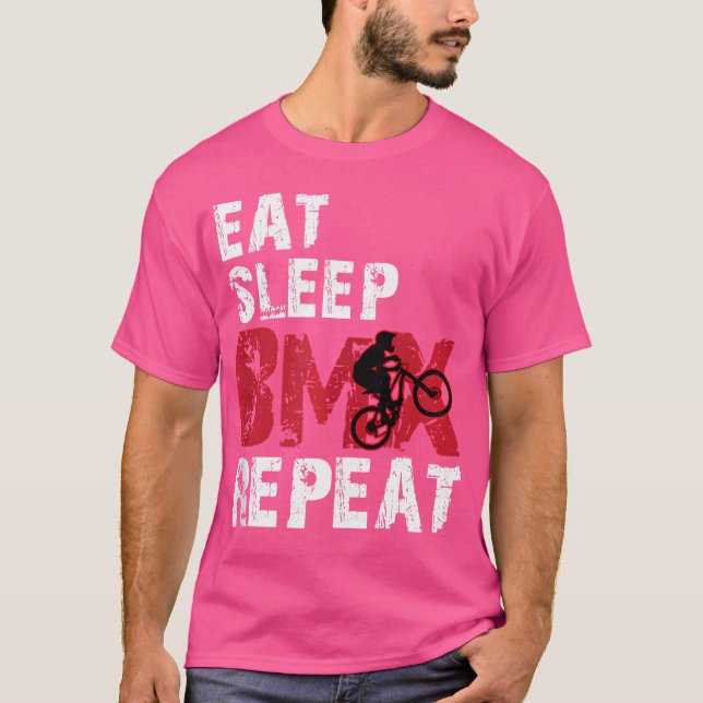 T-shirt Répéter le Bmx du sommeil (Devant)