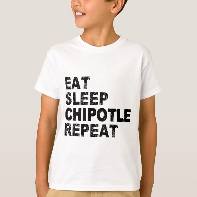 T-shirt Répéter le chipotle du sommeil (Devant)