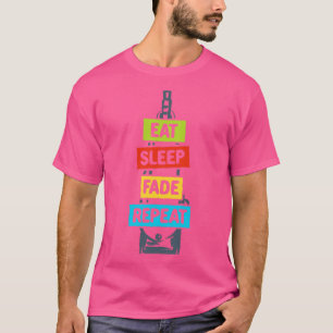 T-shirt Répéter le fond du sommeil
