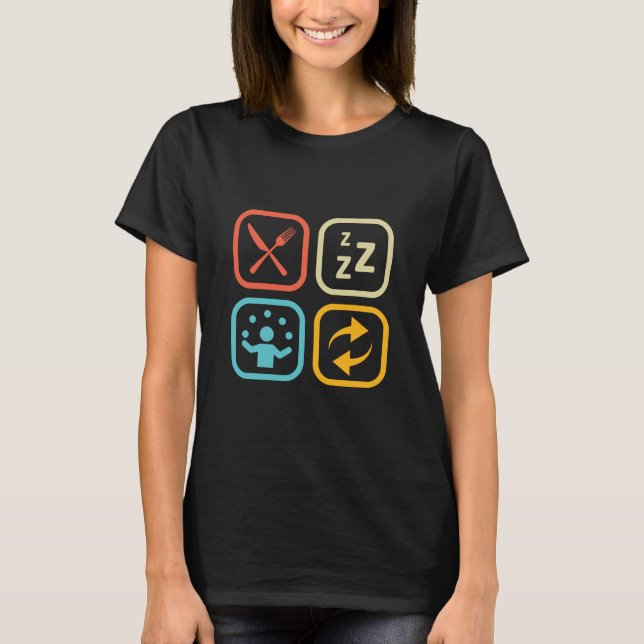 T-shirt Répéter le jupon du sommeil 134 (Devant)