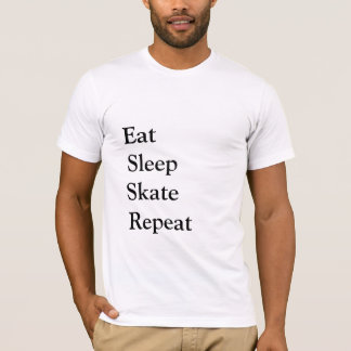 T-shirt Répéter le patinage du sommeil