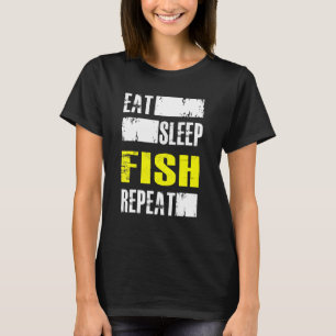 T-shirt Répéter le poisson du sommeil - Fisher
