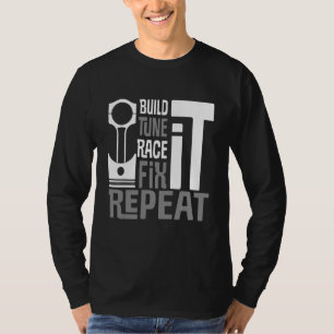 T-shirt Répéter le réglage du réglage de la course de l'as