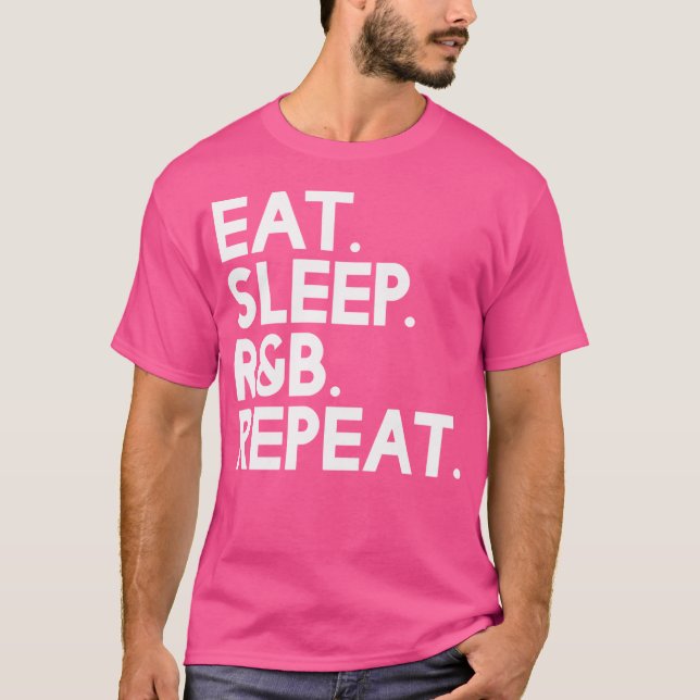 T-shirt Répéter le sleep Rb - Musique (Devant)