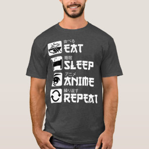 T-shirt Répéter le sommeil du repas