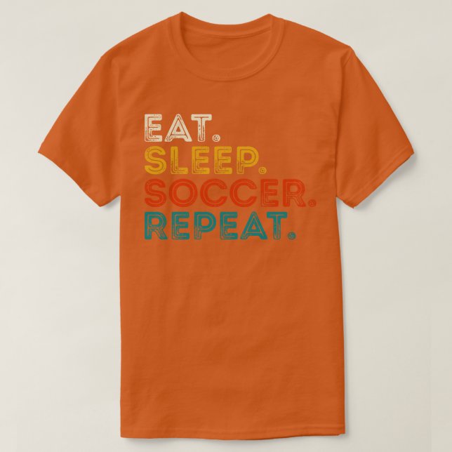 T-shirt Répéter le sommeil du repas (Design devant)