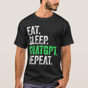 T-shirt Répéter le tchat du sommeil