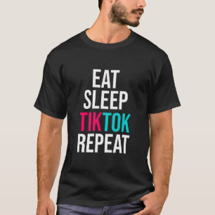 T-shirt Répéter le TIKTOK du sommeil