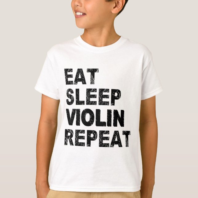 T-shirt Répéter le violon du sommeil (Devant)