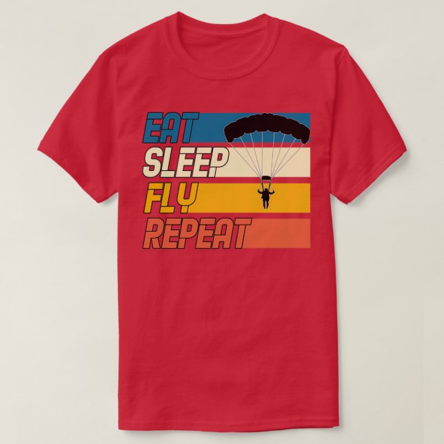 T-shirt Répéter le vol du sommeil (Design devant)