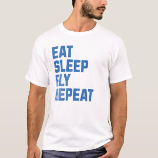 T-shirt Répéter le vol du sommeil - Cadeaux pilotes