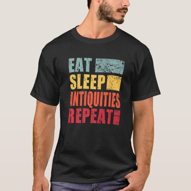 T-shirt Répéter les antiquités du sommeil (Devant)