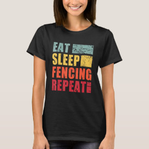 T-shirt Répéter l'escrime du sommeil