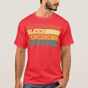 T-shirt Répéter l'escrime du sommeil
