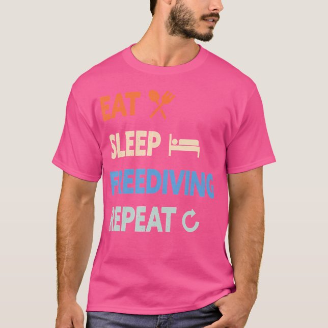 T-shirt Répéter l'opération de libération du sommeil (Devant)