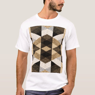 T-shirt Répétition de géométrie : Conception Arrière - pla