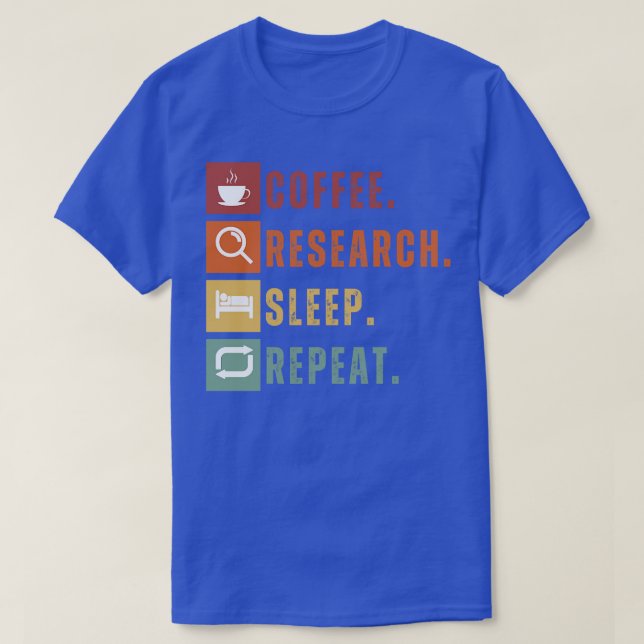 T-shirt Répétition de la recherche sur la consommation de  (Design devant)