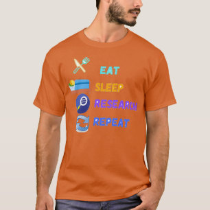 T-shirt Répétition de la recherche sur le sommeil