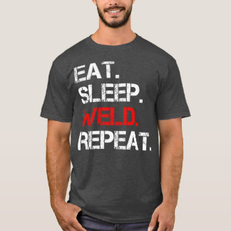 T-shirt Répétition de la soudure du sommeil 1