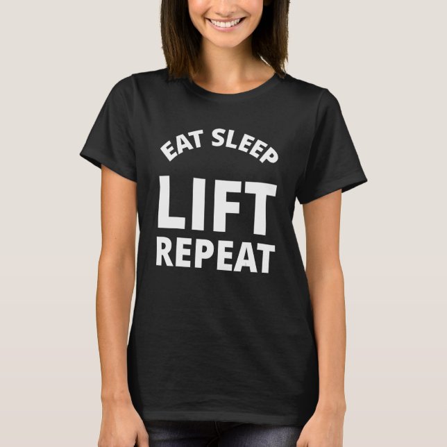 T-shirt Répétition de l'ascenseur du sommeil (Devant)