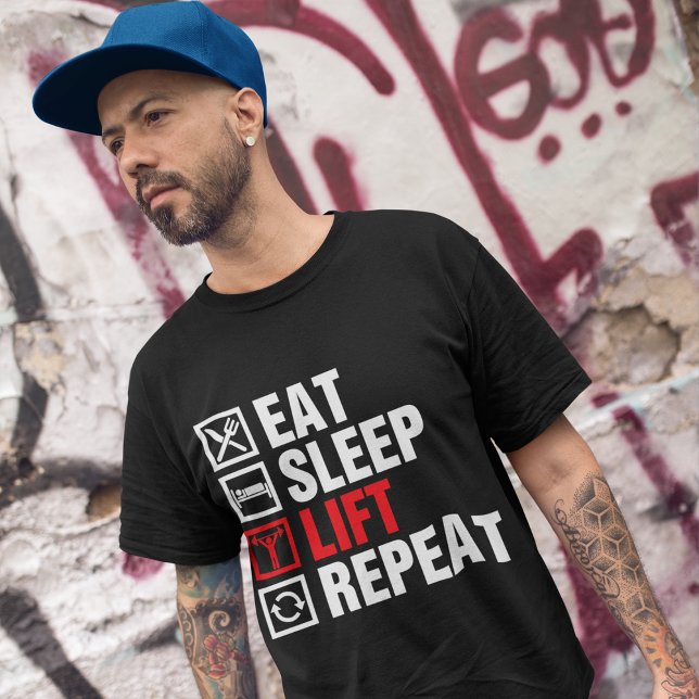 T-shirt Répétition de l'ascenseur du sommeil (Créateur téléchargé)