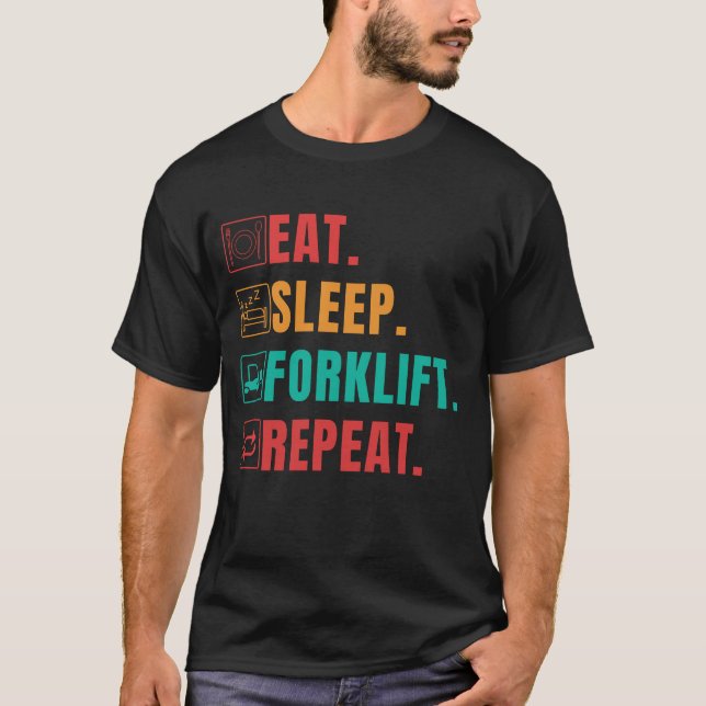 T-SHIRT RÉPÉTITION DE L'ÉCLAIRAGE DE SOMMEIL - OPÉRATEUR D (Devant)