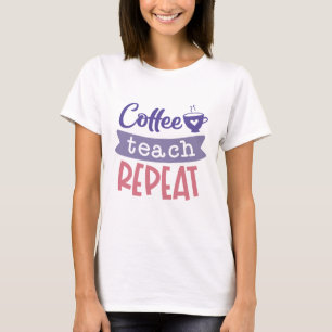 T-shirt Répétition de l'enseignement du café