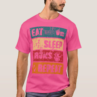 T-shirt Répétition des tambours de sommeil - Instrument à 