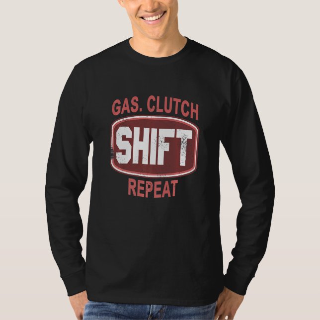 T-shirt Répétition du changement de Clutch de gaz (Devant)