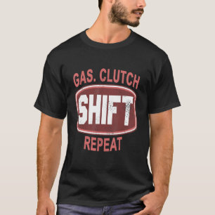 T-shirt Répétition du changement de Clutch de gaz