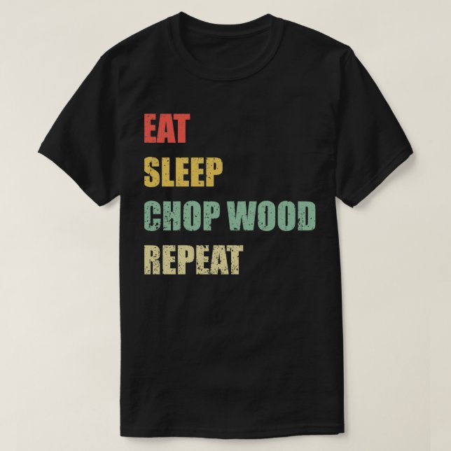 T-shirt Répétition en bois de sabot (Design devant)