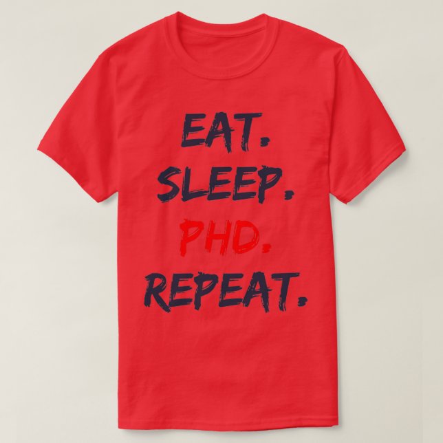 T-shirt Répétition PHD du sommeil 4 (Design devant)