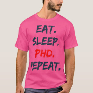 T-shirt Répétition PHD du sommeil de la consommation 5