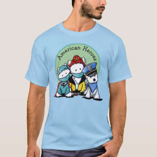 T-shirt Répondants de KiniArt Westie