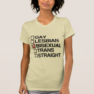 T-SHIRT RÉPONSE BISEXUELLE