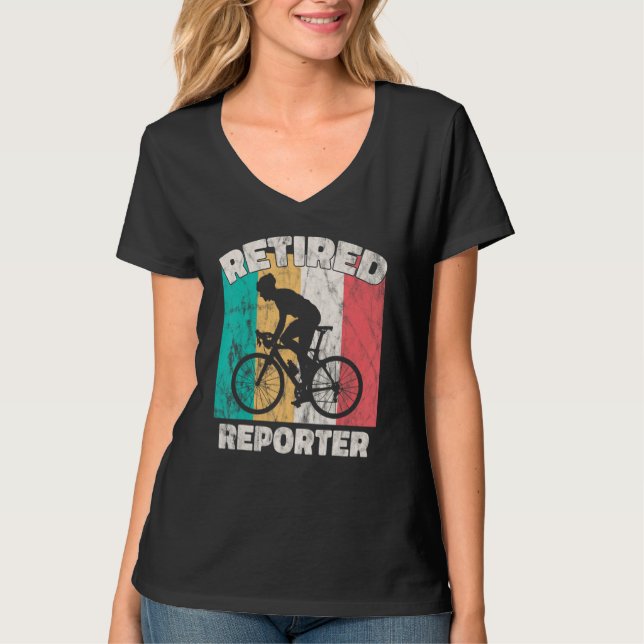 T-shirt Reporter retraité (Devant)