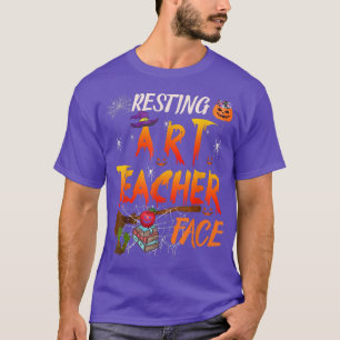 T-shirt Repos Art Professeur Visage Halloween Costume ense