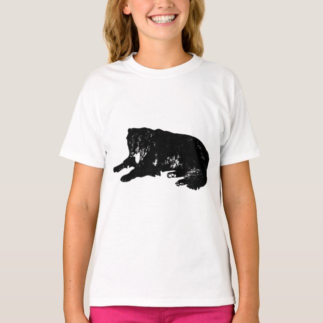 T-shirt Repos au jour de la feuille avec un regard amical (Devant)