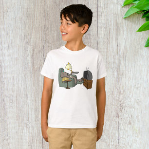 T-shirt Repos Chien regardant la télévision