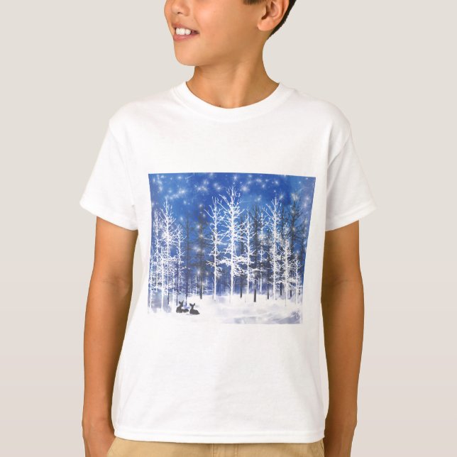 T-shirt Repos de cerfs communs (Devant)