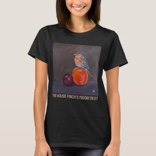 T-shirt Repos de midi du Roselin familier Peinture d'Alfre