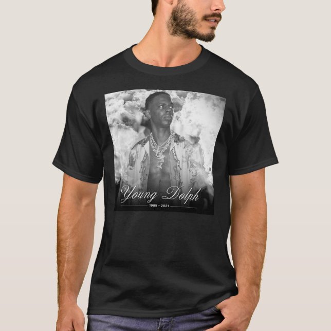 T-shirt Repos En Paix Jeune Dolph 1985 - 2021 Essentiel  (Devant)