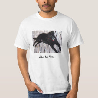 T-shirt Repos noir de laboratoire