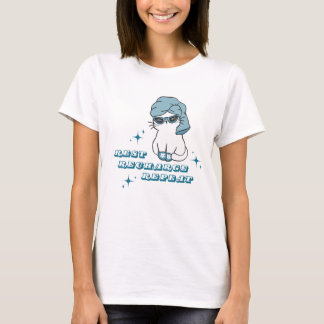 T-shirt Repos, Recharge, Répète - Soins personnels et chat
